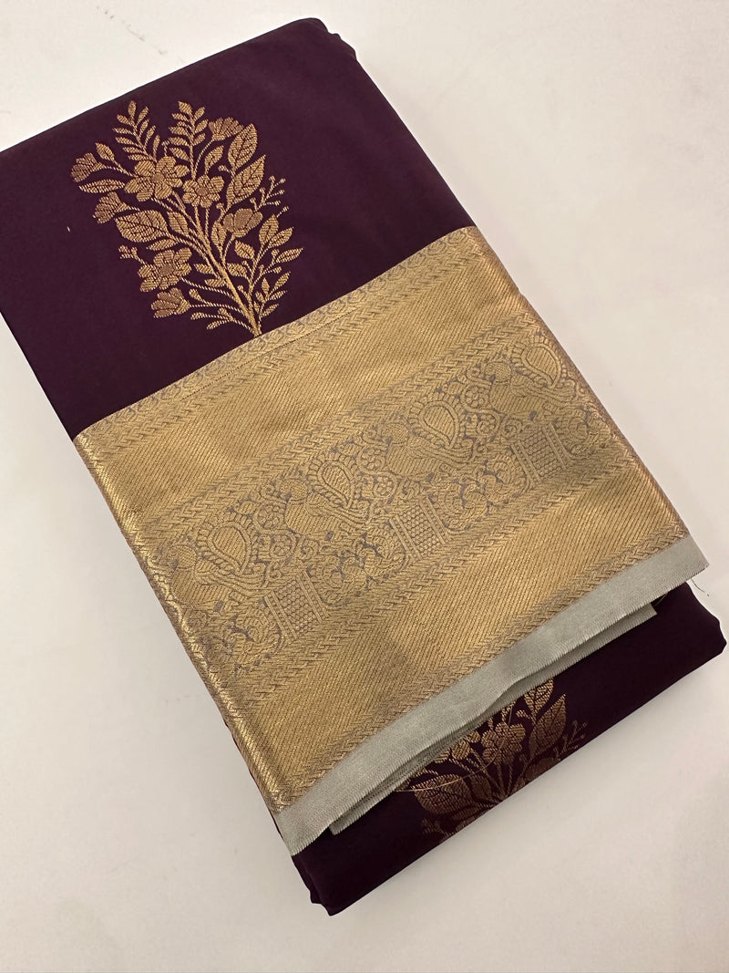 Semi Kanchi Silk Saree