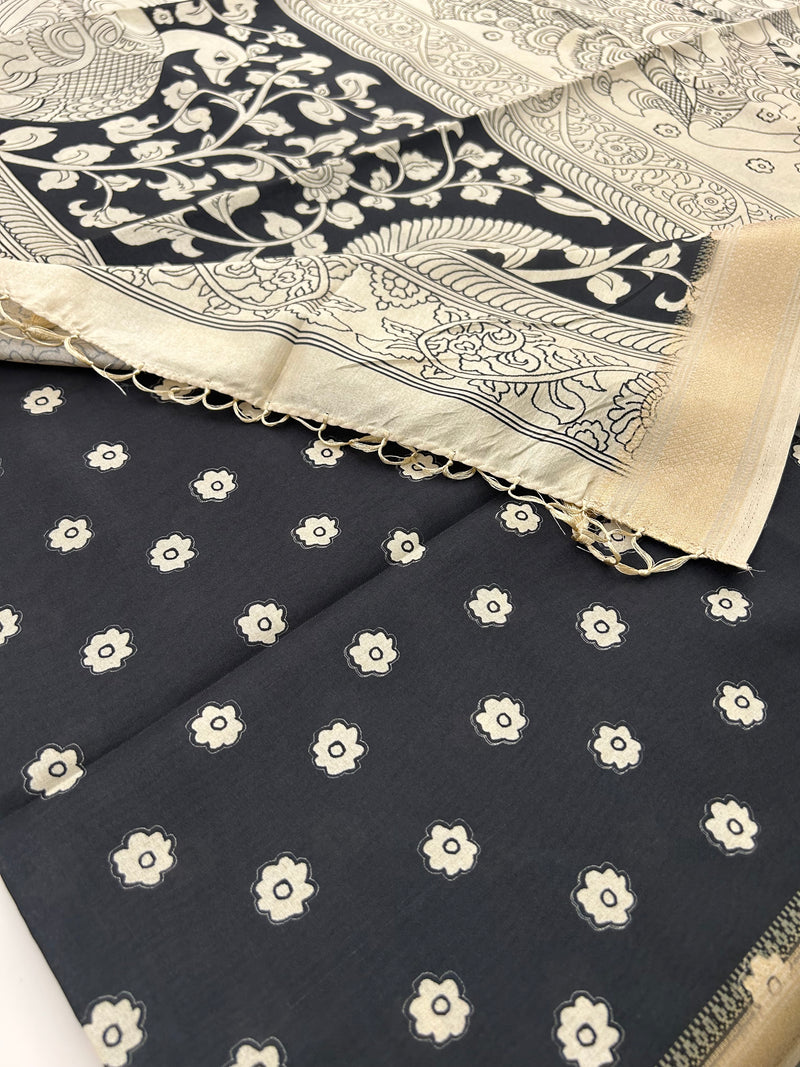 Tussar Printed Saree-M23