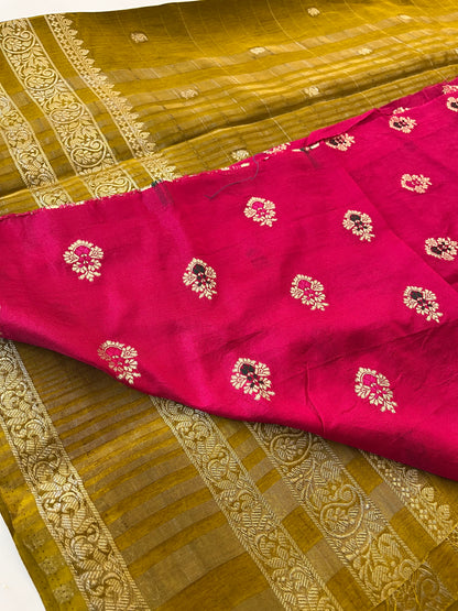 Dola silk fancy saree