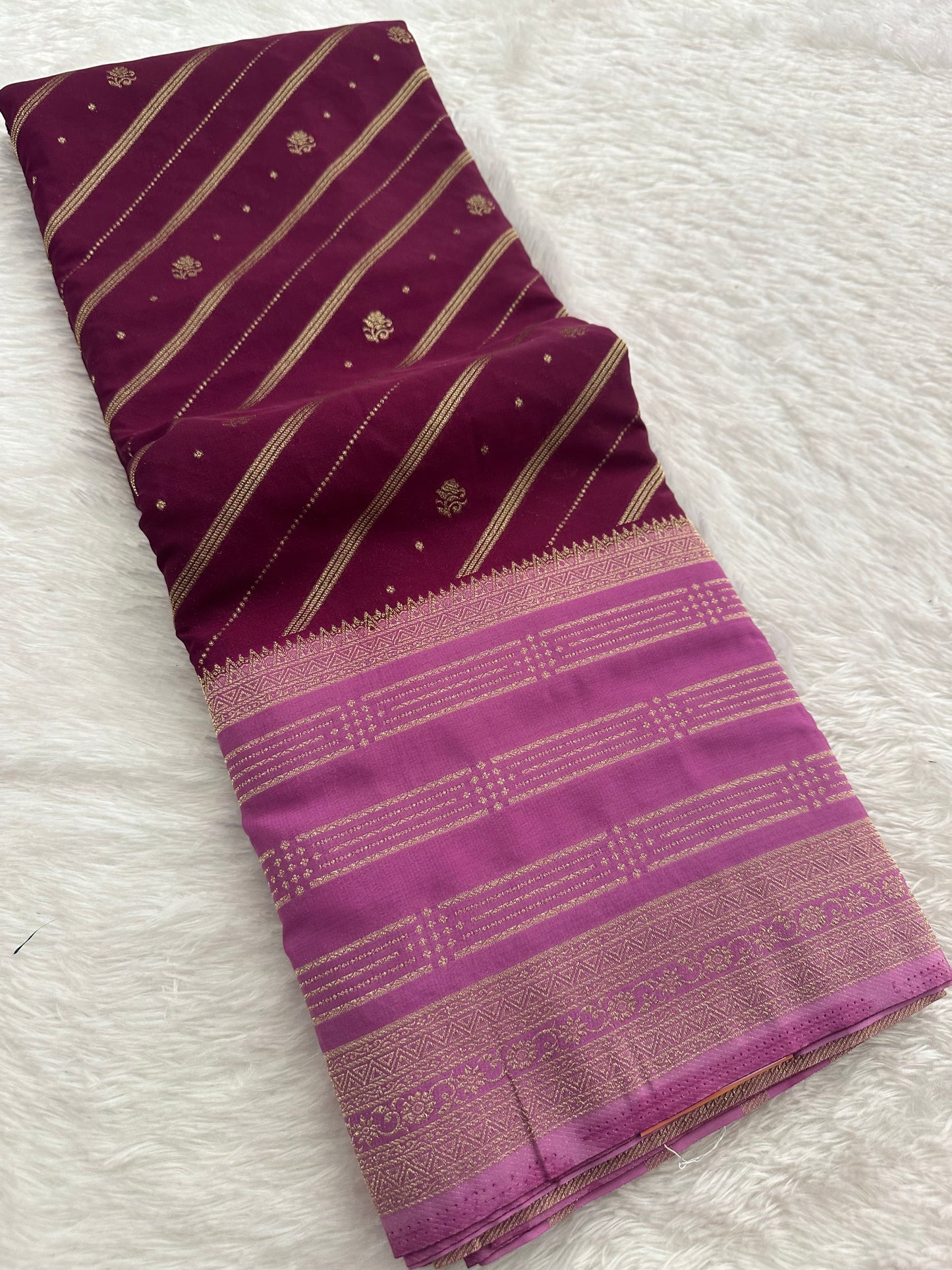 Premium Crape Designer Saree-M13