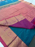 Semi Kanchi Silk Saree-J30