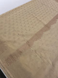 Venkatagiri fancy soft Linen Cotton sarees with self blouse and fancy Border and Butties all over 🌹-AU9
