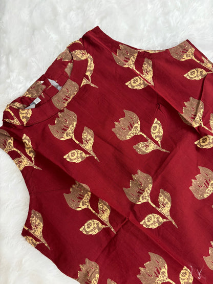 Cotton Co Ords Top & Bottom