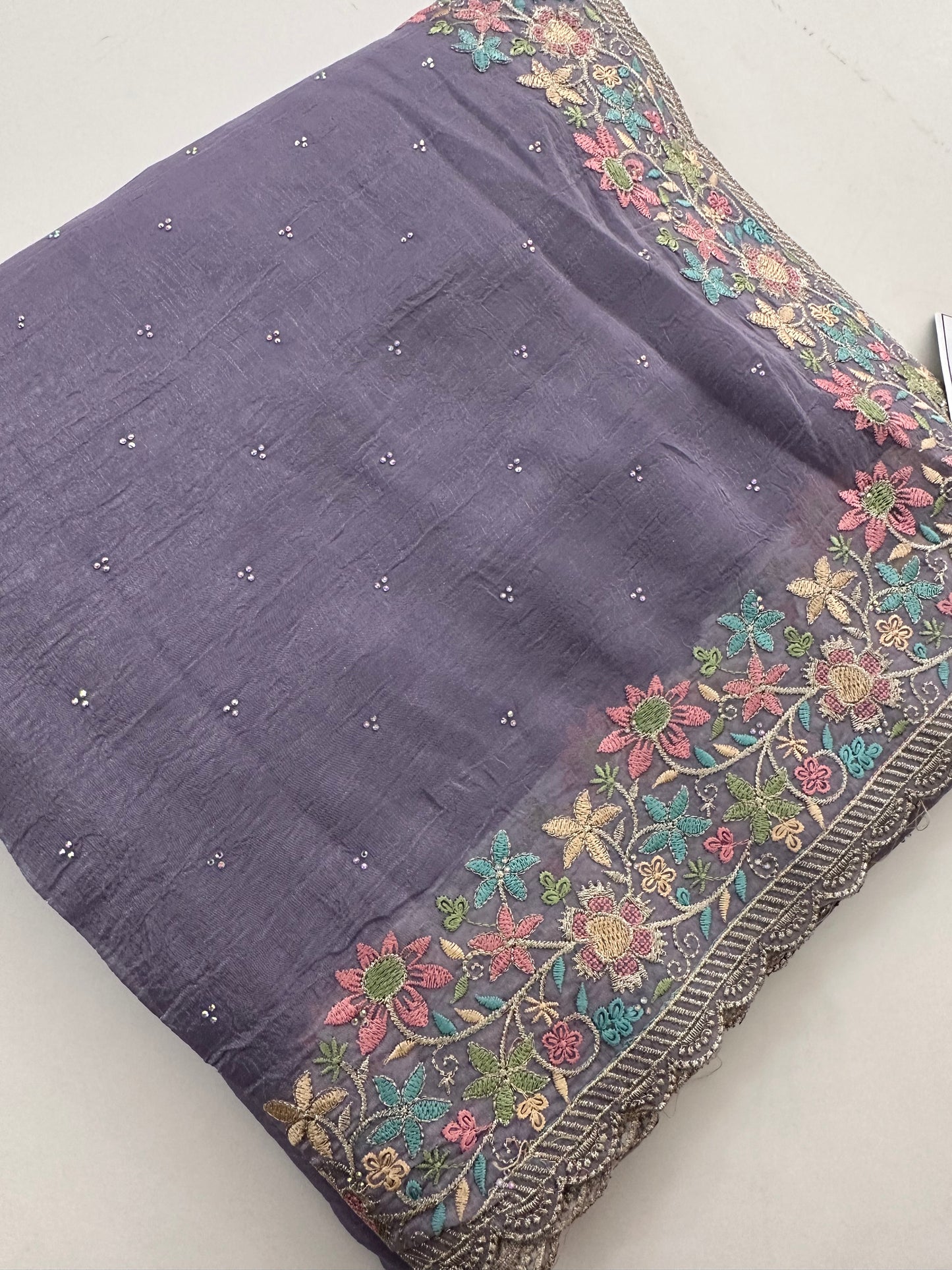 Organza Work Saree-M30