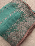 Work Organza Saree-JU12