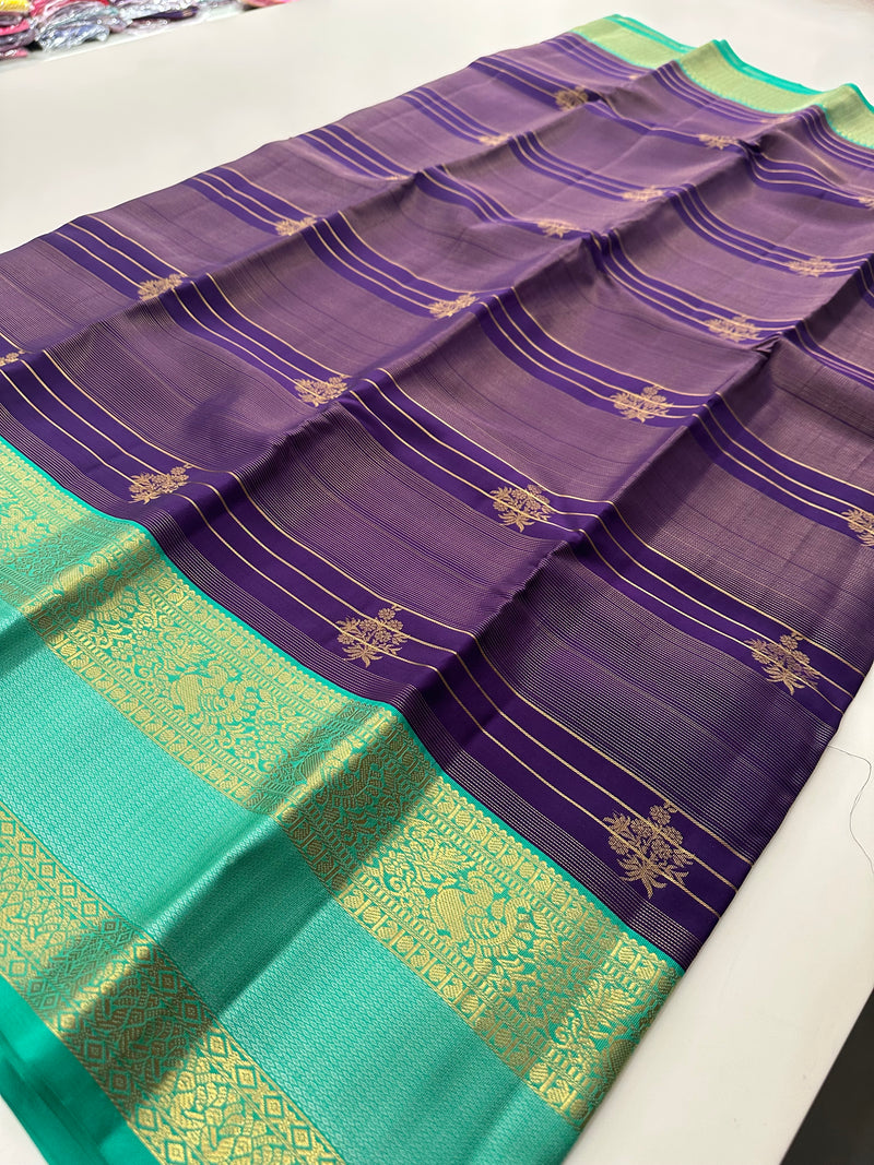 Self Kanchi Silk Sarees🌹-AU14