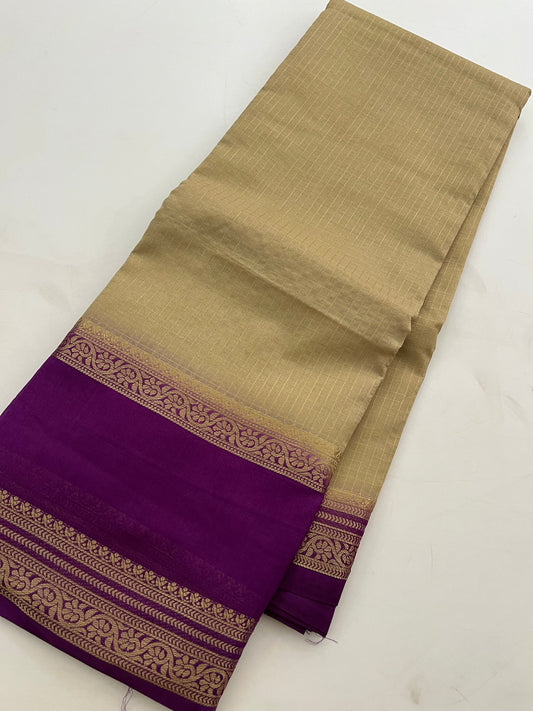 Crepe Small Checks Bentex Border