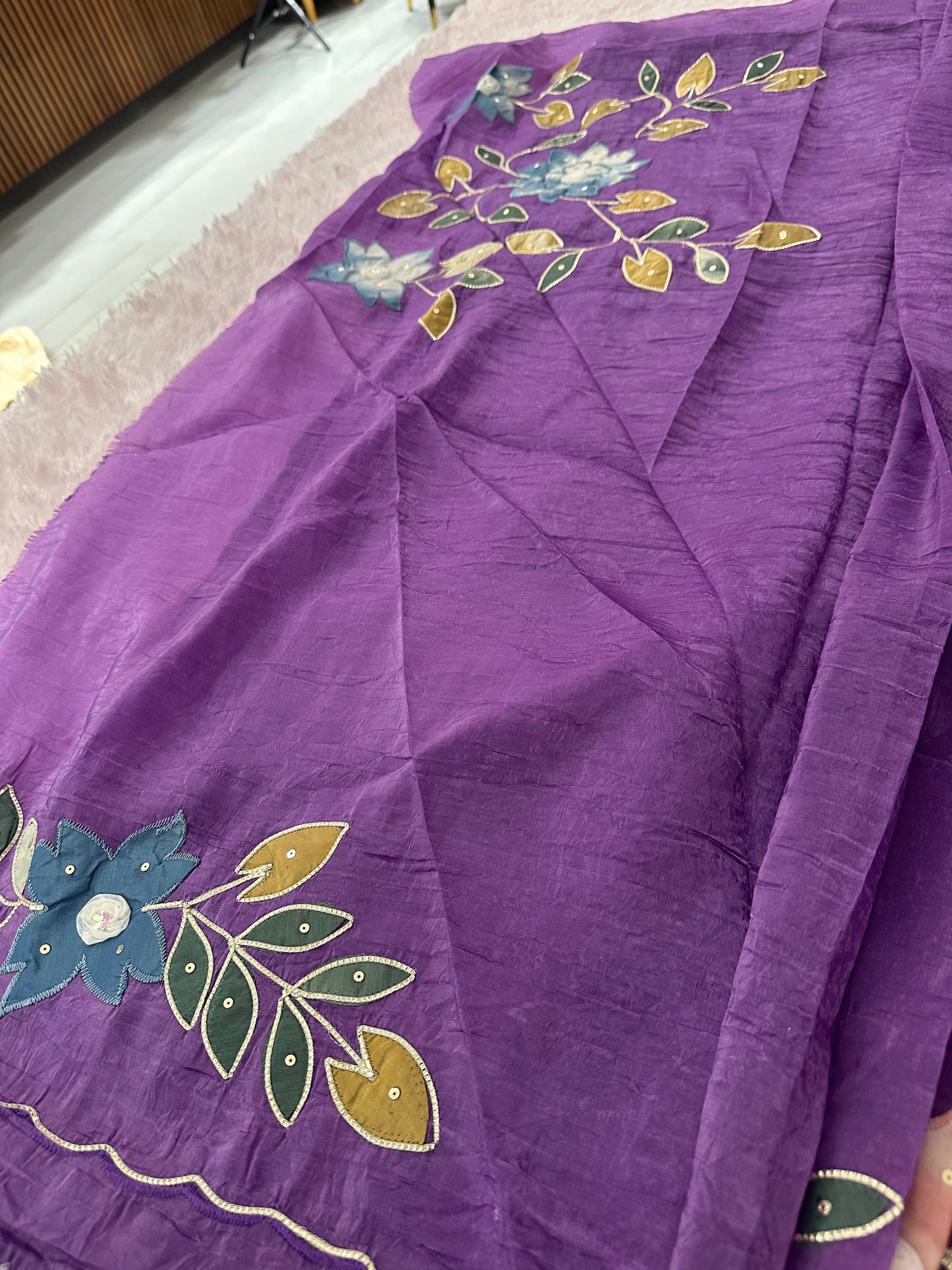 Designer Organza Saree-M16