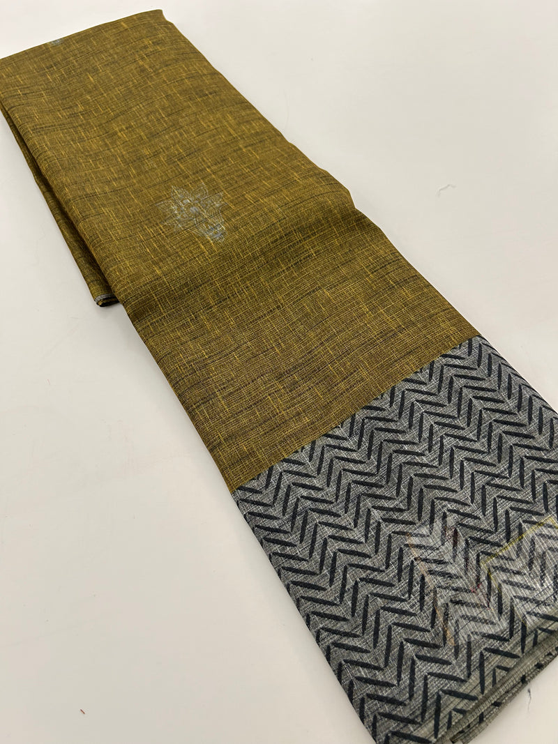 Cotton Fancy Saree-JU30