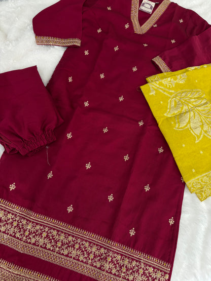 Rapido Silk With Lining Pant Top