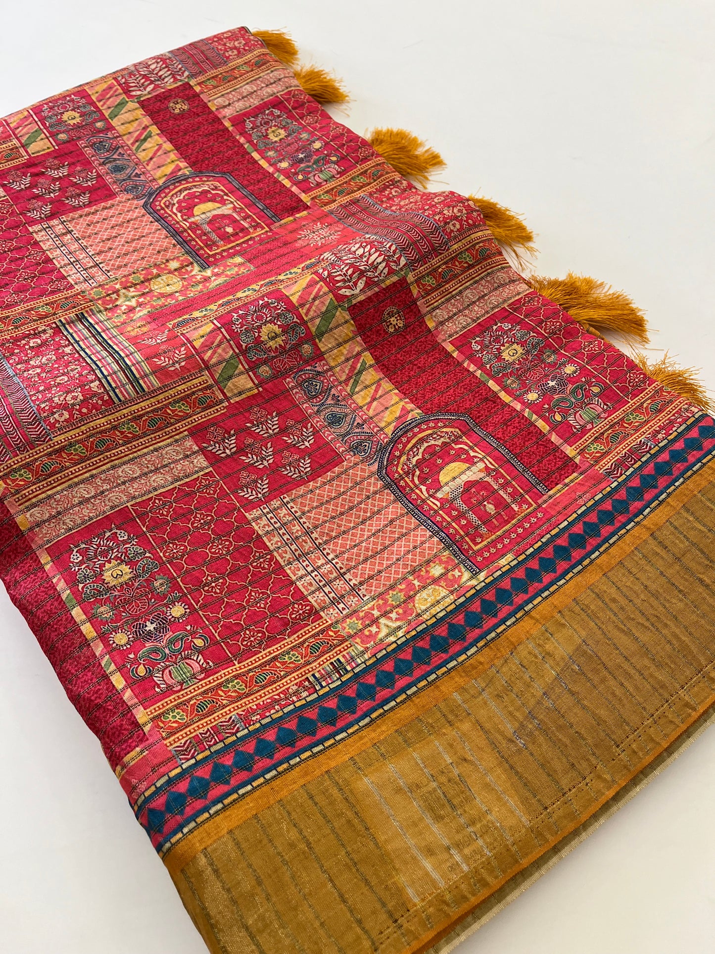 Crush Tussar Printed