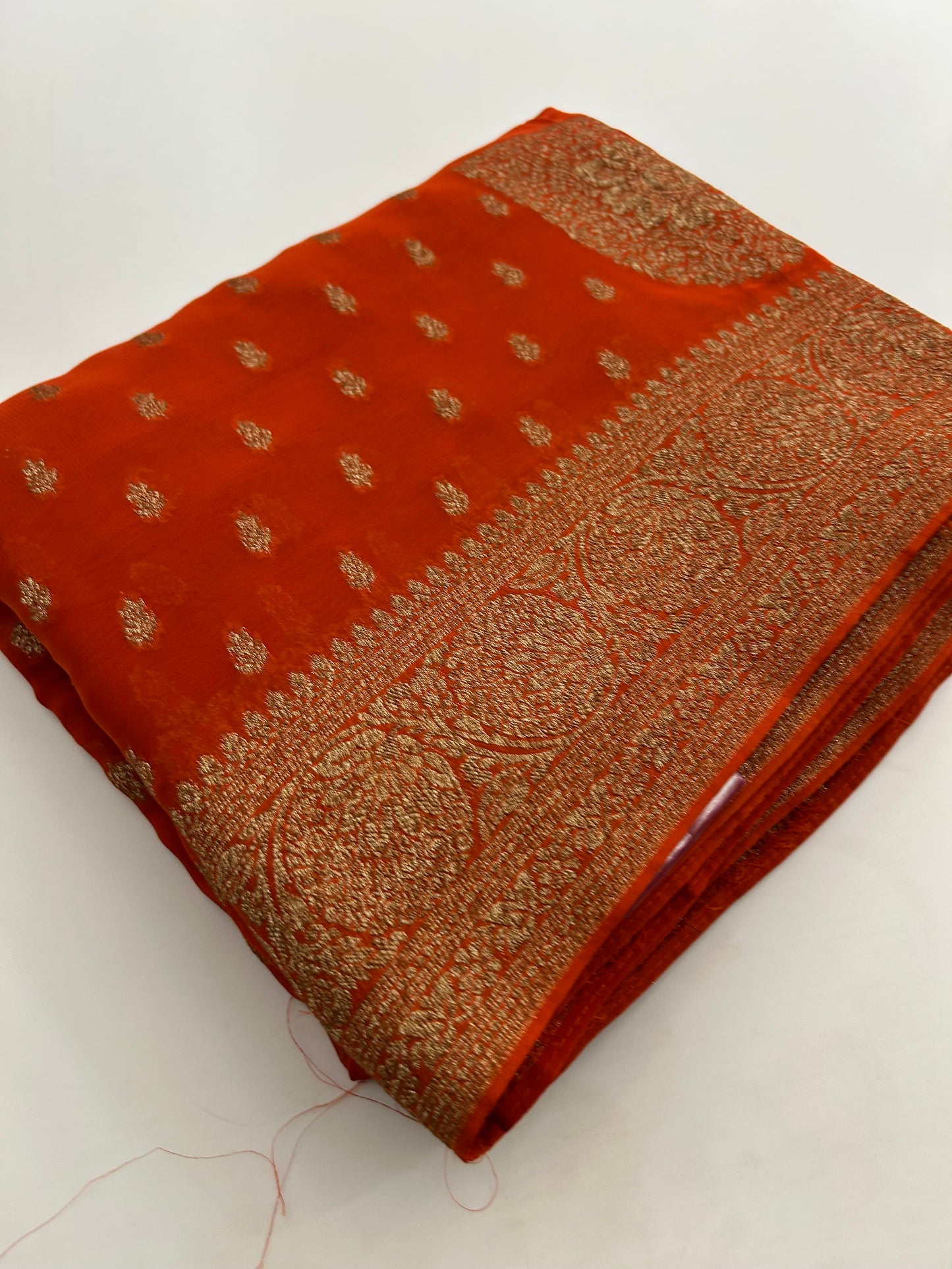PURE VISCOSE CHIFFON SAREE-M20