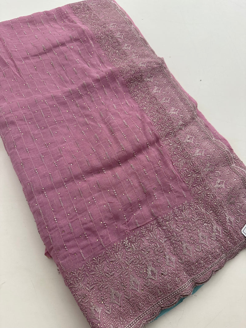 Soft Organza Fancy Saree-J24