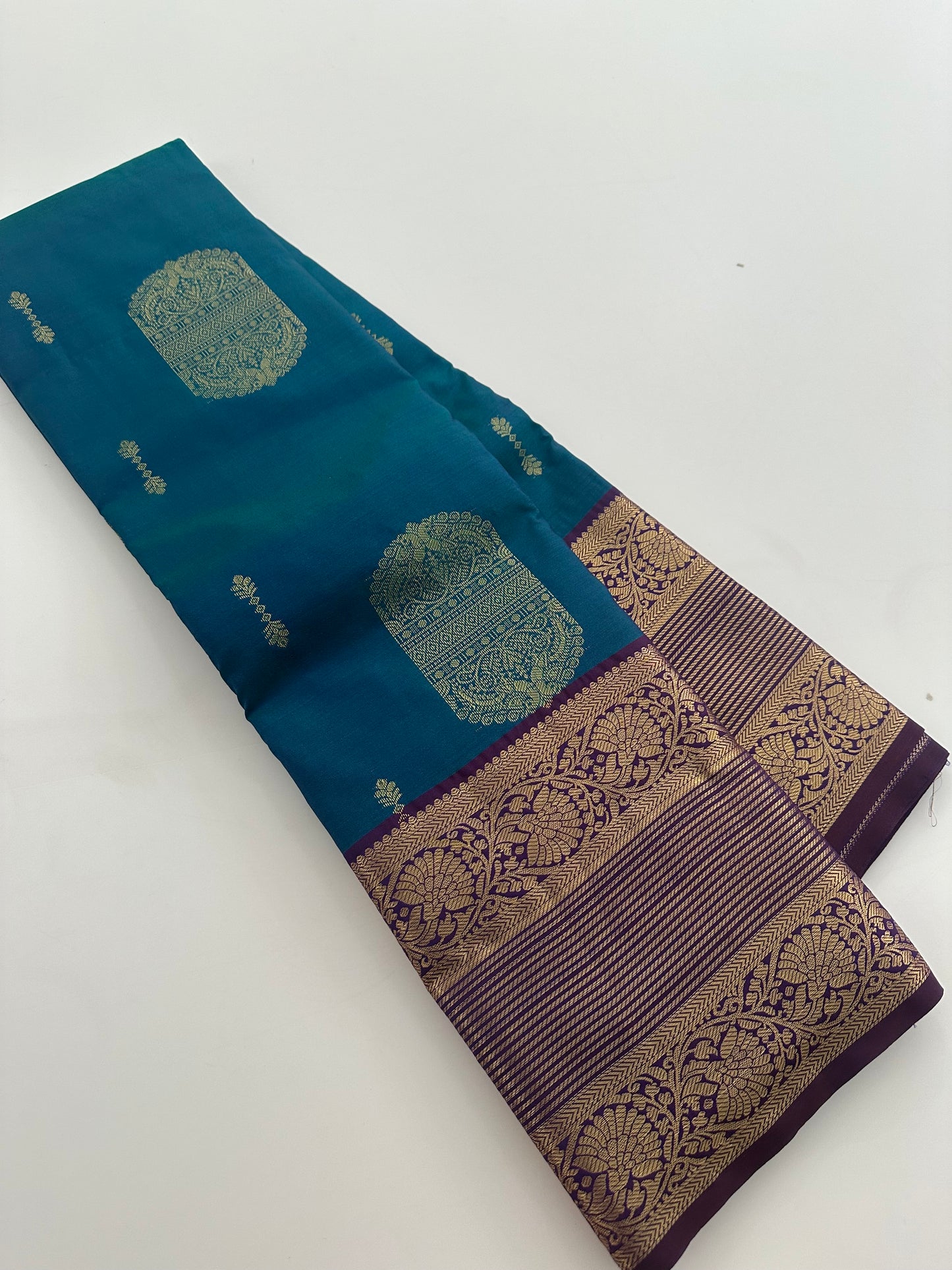 Semi Kanchi Silk Saree-JU15