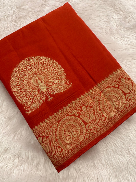 Designer Chinnon Crape-M28