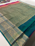 Semi Kanchi Silk Saree-JU7