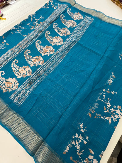 Tussar Printed