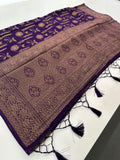 Premium Jute Tussar Fancy Saree-J9
