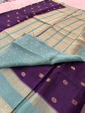 Tussar Viscose Fancy Saree-M19