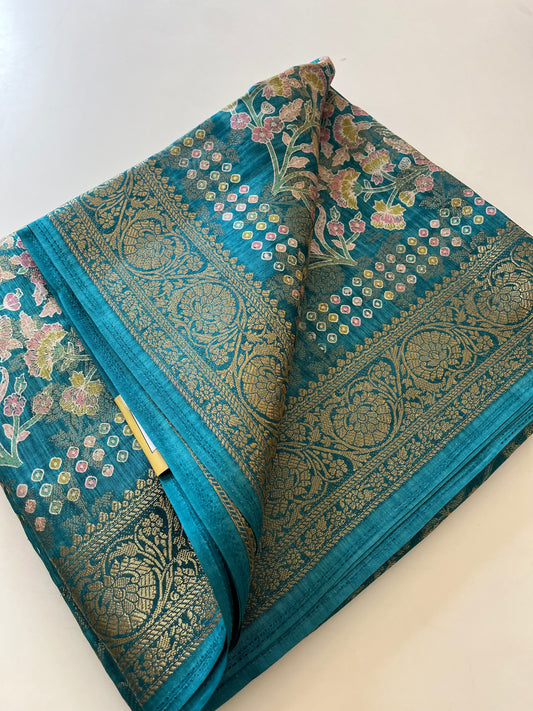 Tussar Printed Fancy