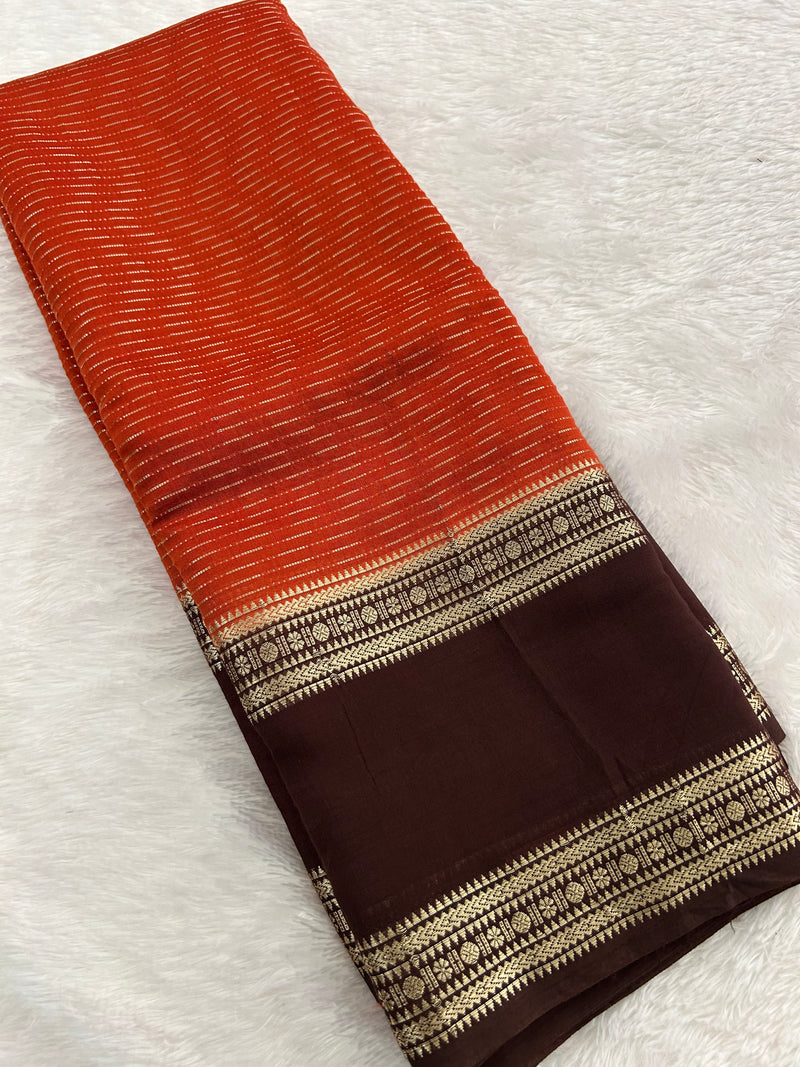 Assam Silk Fancy Saree-(JU2)