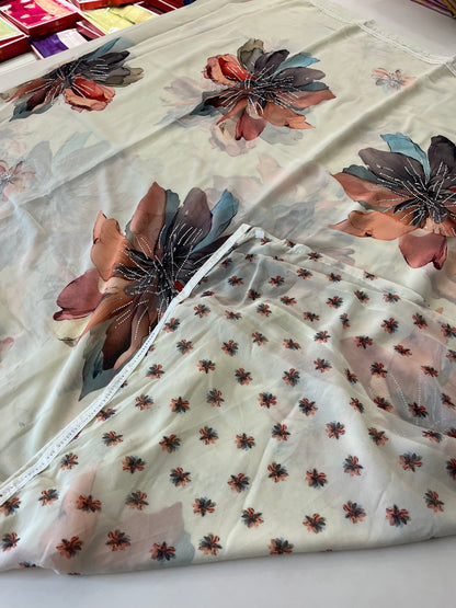 Crape Chiffon Small Butta