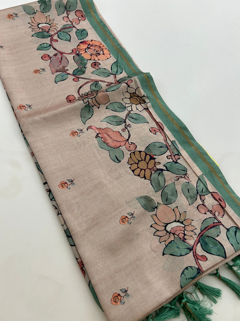 Tussar Printed Saree-M23