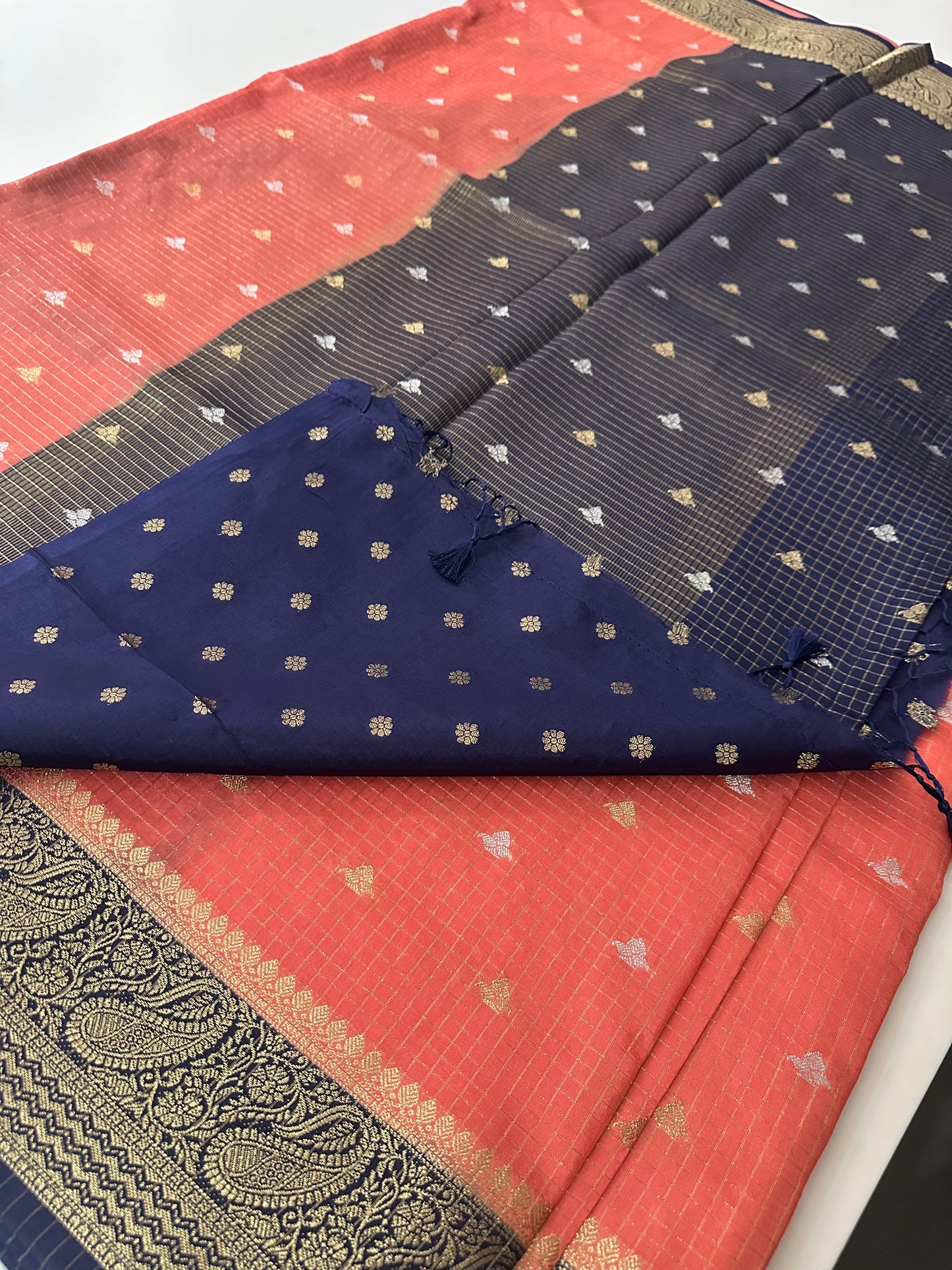 Viscose Banarasi saree-M27