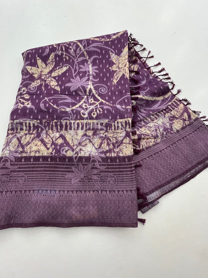 Printed Tussar Fancy