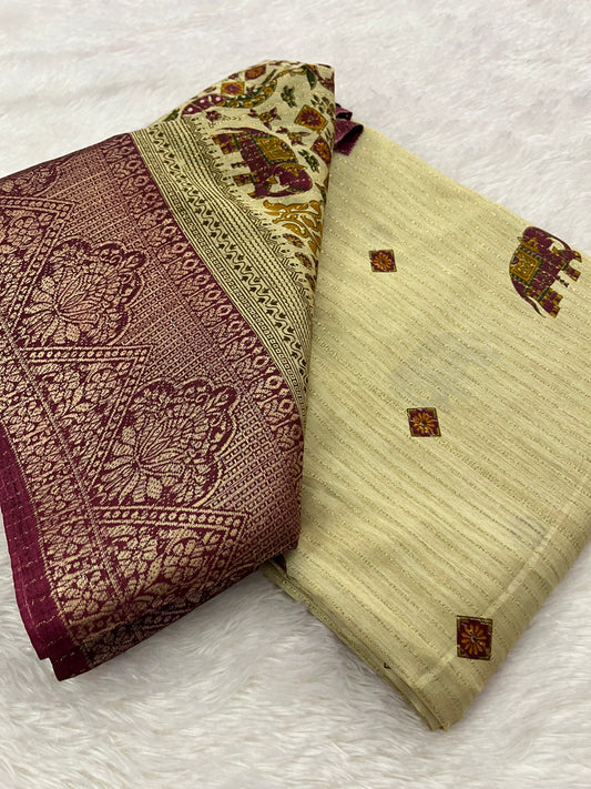 Tussar fancy