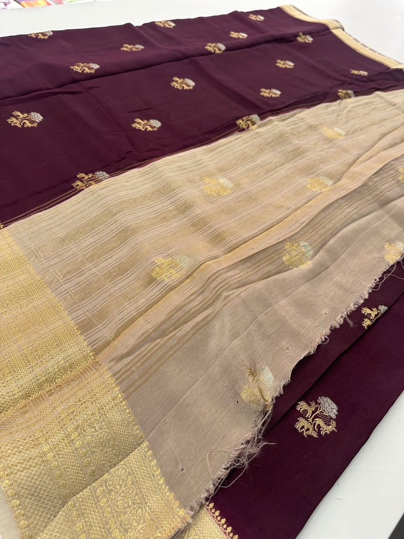 Premium Tussar Fancy Saree -AU6