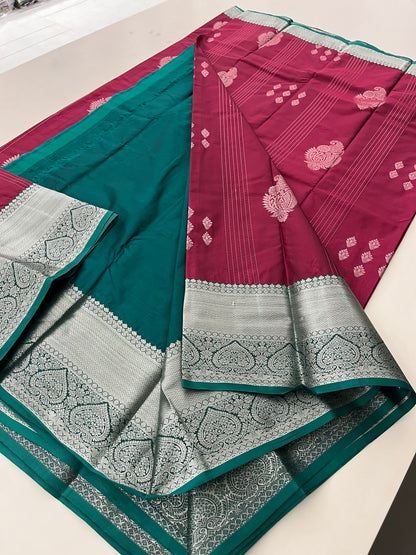 Semi Kanchi  Silk Saree