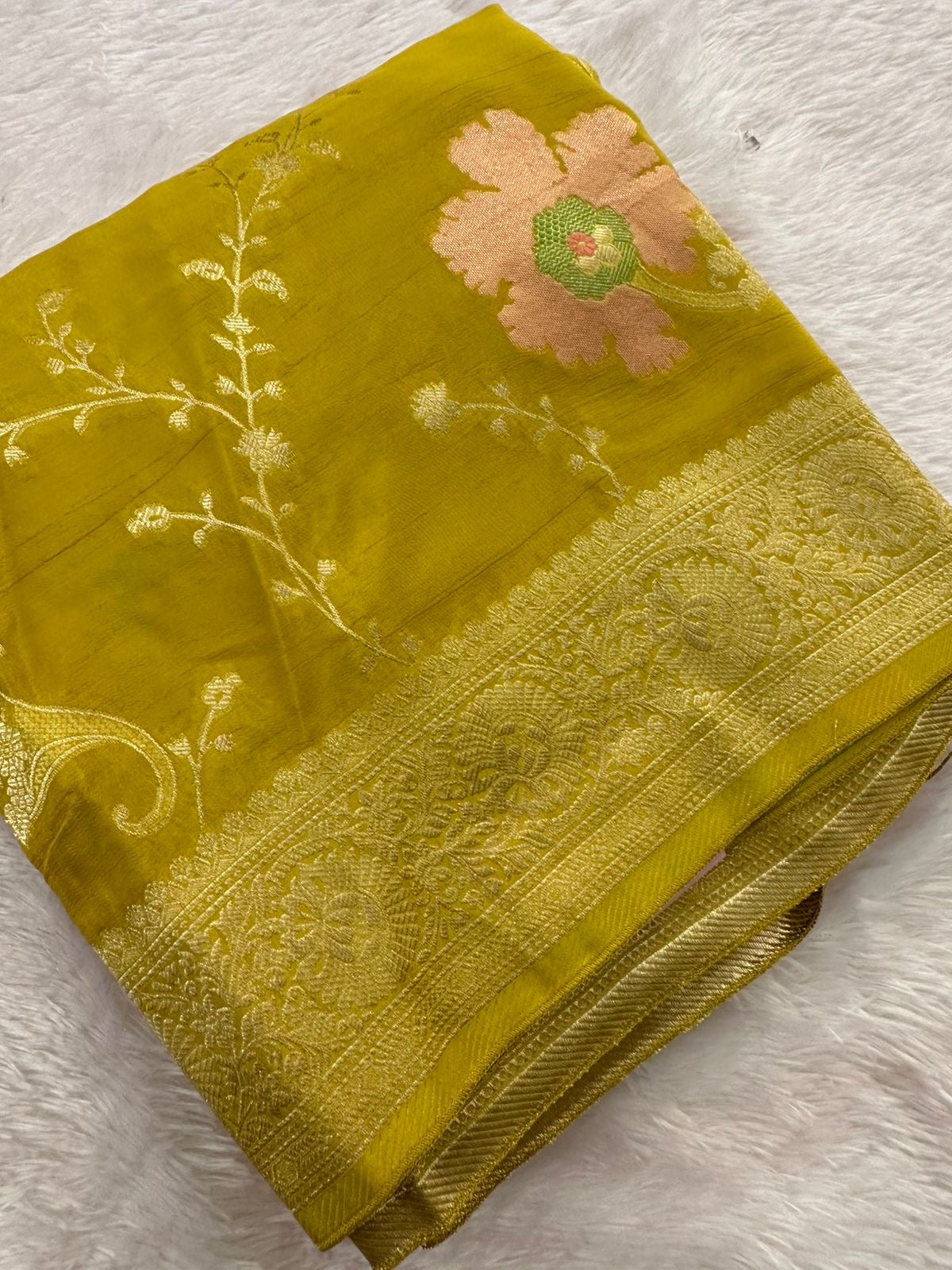 Banarasi Fancy Crape Saree -M19