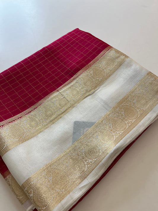 Banarasi Crape Vinrage Designer saree