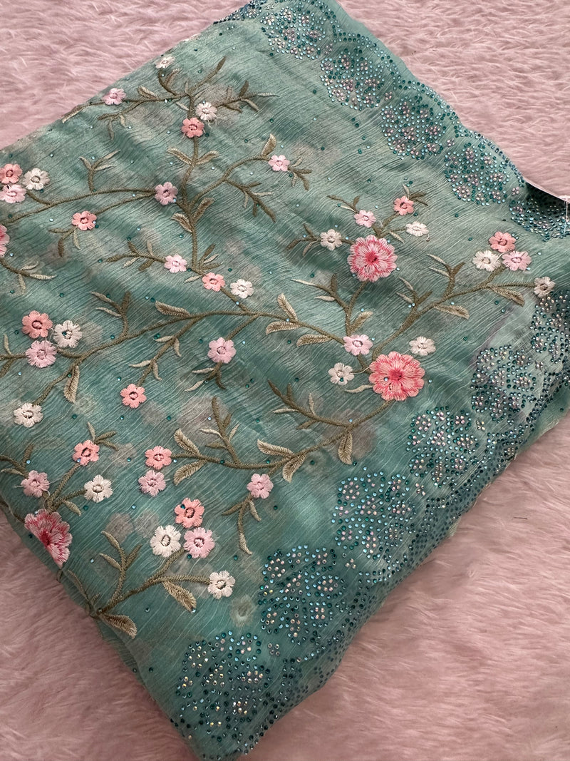 Embroidery Fancy Organza-M10