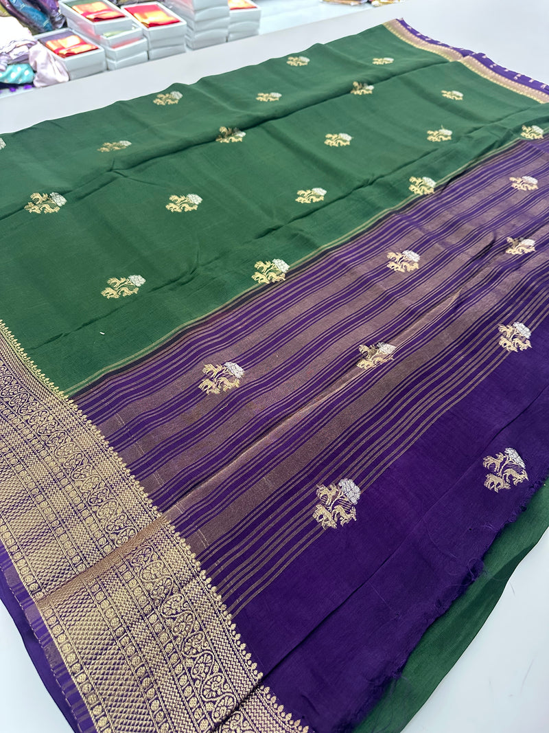 Premium Tussar Fancy Saree -AU6