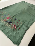 Cut Work Designer Full Embroidery Work Pure Tussar-J20