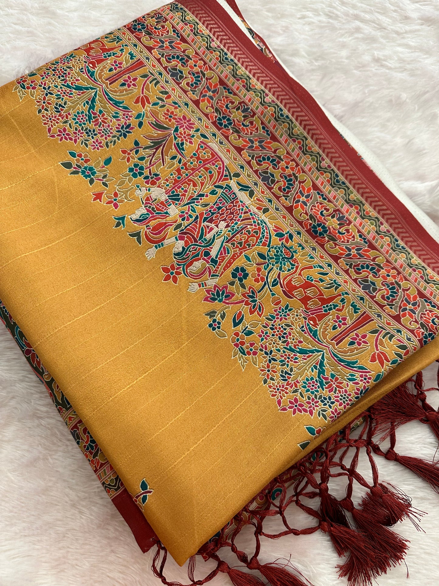 Kalamkari Tussar Fancy-M10