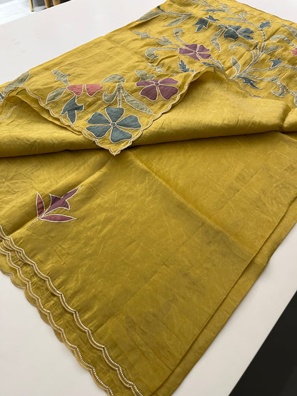 Designer Butter Silk Fancy