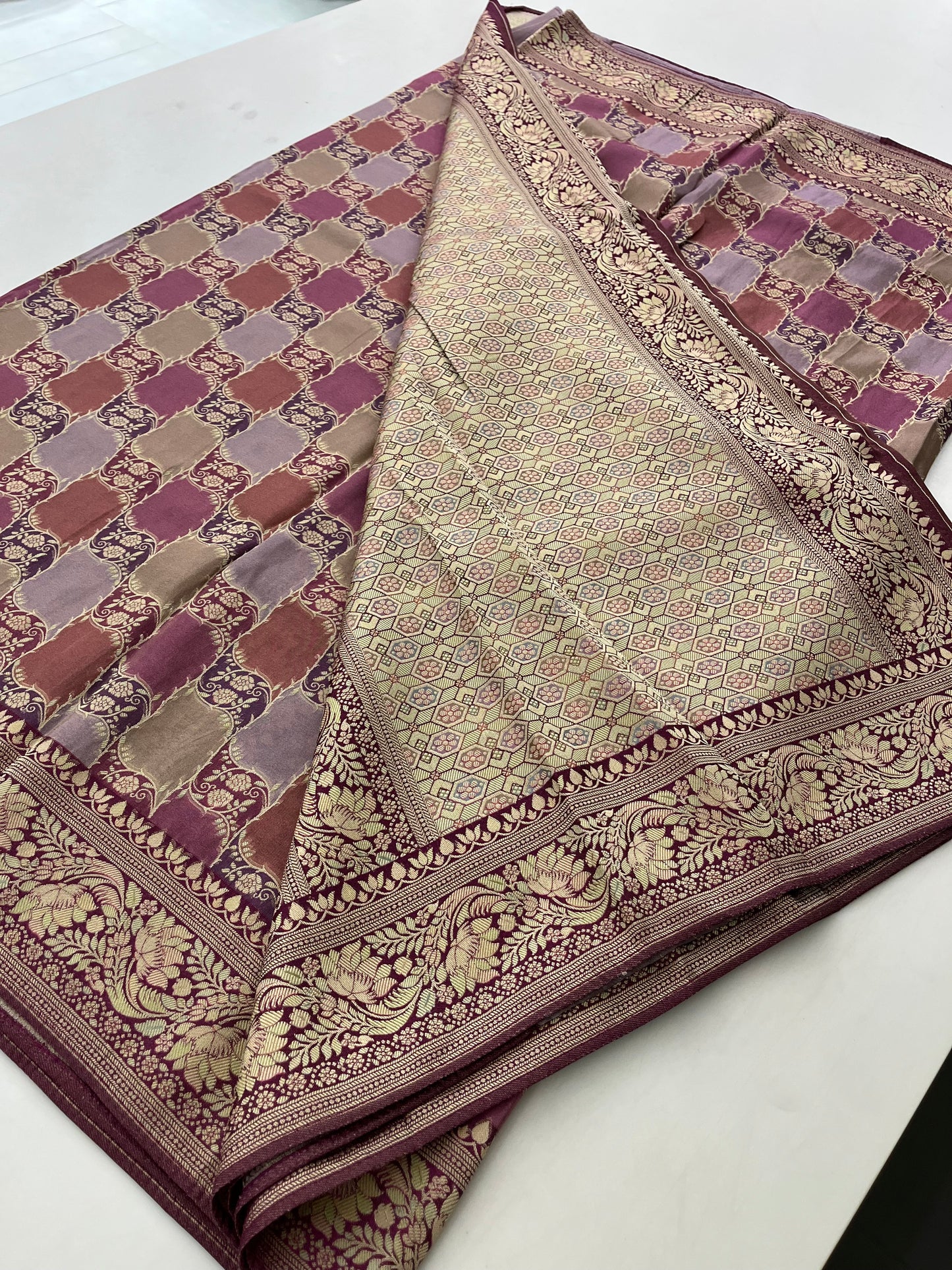 Designer Satin Banaras