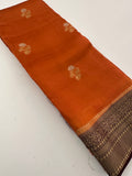 Premium Tussar Fancy Saree -AU6