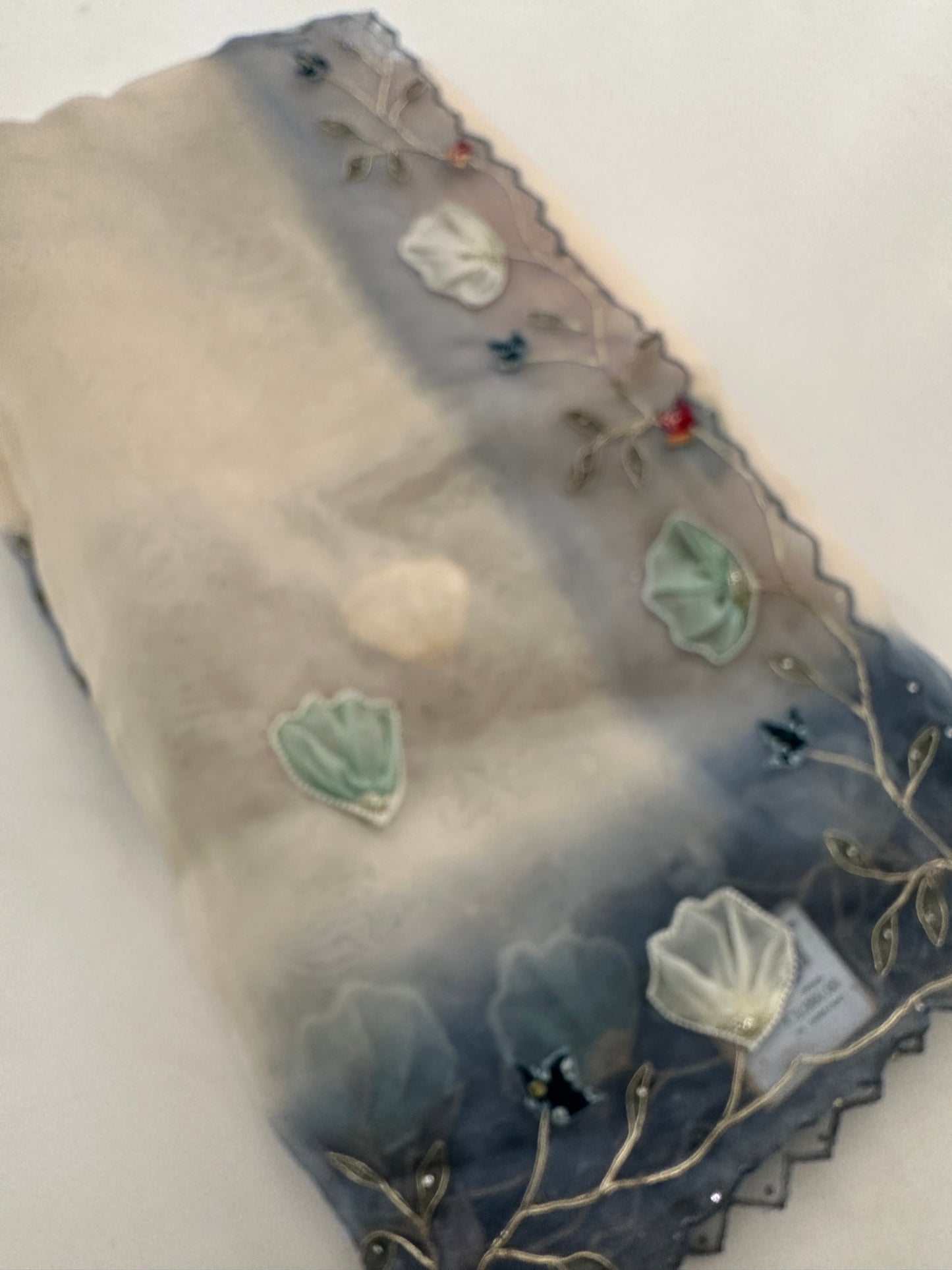 Faded Organza work Fancy appliqués -M24