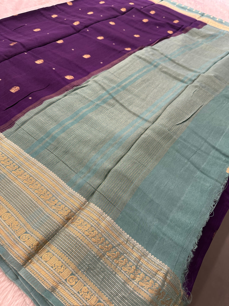 Fancy Tussar Silk Saree-JU13