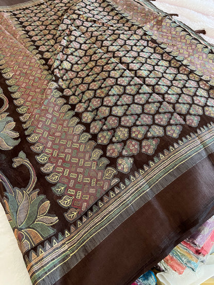 Linen chiffon