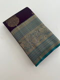 Semi Kanchi Silk Saree-JU16