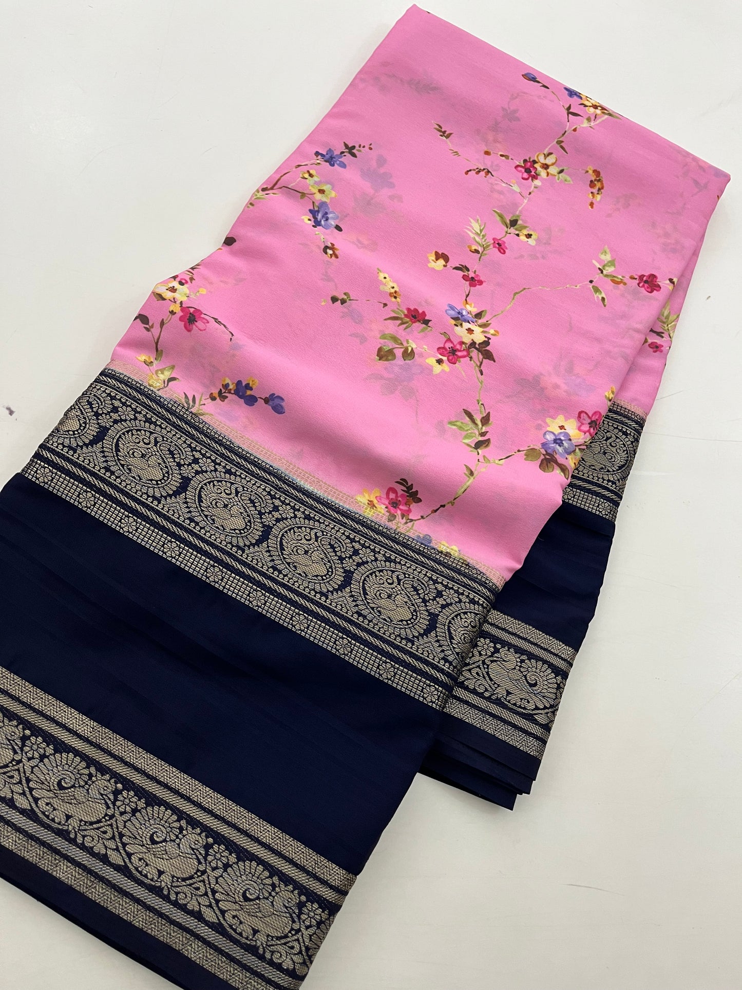 Ju10 Printed Semi Mysore Silk