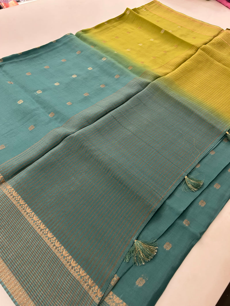 Banarsi Viscose Faded Saree-M18