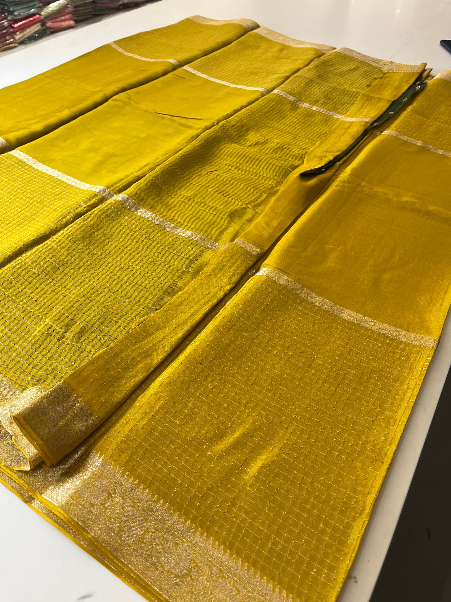 Banarasi Crape Checks