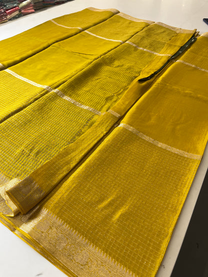 Banarasi Crape Checks