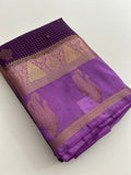 Semi Mysore Silk Saree-JU31